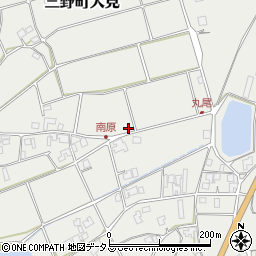 香川県三豊市三野町大見甲-4474周辺の地図