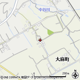 香川県善通寺市大麻町2174-2周辺の地図