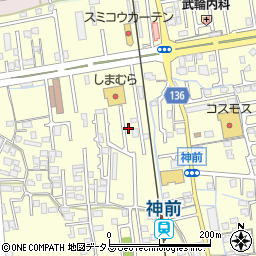 和歌山県和歌山市神前196-12周辺の地図