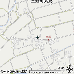 香川県三豊市三野町大見甲-4545周辺の地図