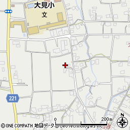 香川県三豊市三野町大見甲-3539-1周辺の地図
