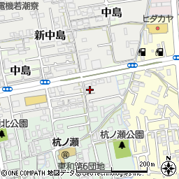 和歌山県和歌山市新中島68周辺の地図