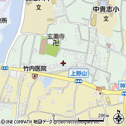 和歌山県紀の川市貴志川町上野山305周辺の地図