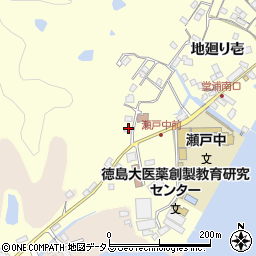 徳島県鳴門市瀬戸町堂浦地廻り壱76周辺の地図