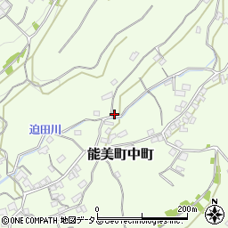 広島県江田島市能美町中町2889周辺の地図