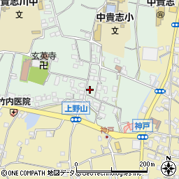 和歌山県紀の川市貴志川町上野山320周辺の地図