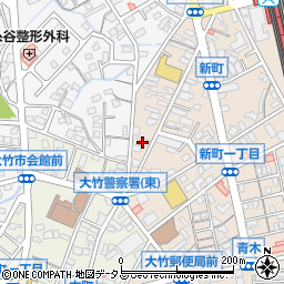広島信用金庫大竹支店周辺の地図