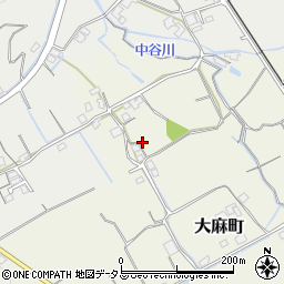 香川県善通寺市大麻町2177周辺の地図