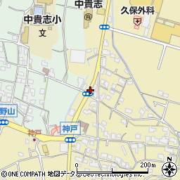 貴志川郵便局前周辺の地図