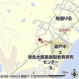 鳴門市役所　瀬戸公民館周辺の地図