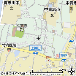 和歌山県紀の川市貴志川町上野山313周辺の地図
