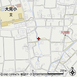 香川県三豊市三野町大見5515周辺の地図