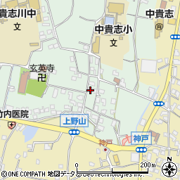 和歌山県紀の川市貴志川町上野山318周辺の地図