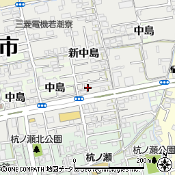和歌山県和歌山市新中島81周辺の地図