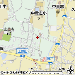 和歌山県紀の川市貴志川町上野山331周辺の地図
