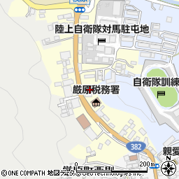 長崎県対馬市厳原町桟原38-15周辺の地図