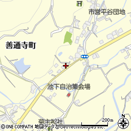 香川県善通寺市善通寺町1417周辺の地図
