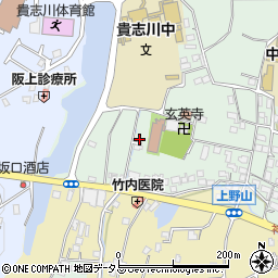 和歌山県紀の川市貴志川町上野山301周辺の地図