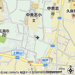 和歌山県紀の川市貴志川町上野山4周辺の地図