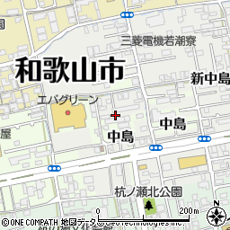 和歌山県和歌山市新中島142周辺の地図