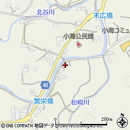 香川県東かがわ市小海1891周辺の地図
