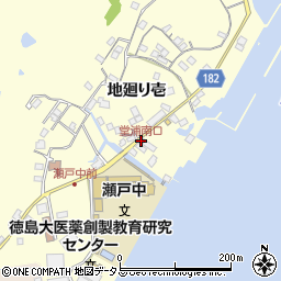 堂浦南口周辺の地図