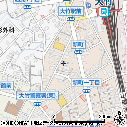 もみじ銀行大竹支店周辺の地図