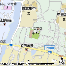 和歌山県紀の川市貴志川町上野山周辺の地図
