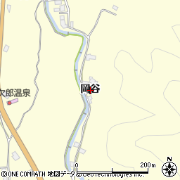 徳島県鳴門市北灘町櫛木（岡谷）周辺の地図