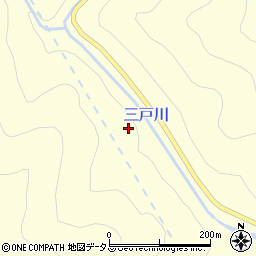 三戸川周辺の地図