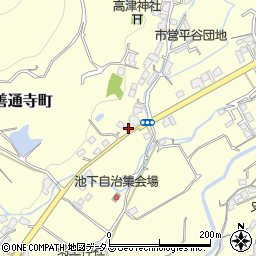 香川県善通寺市善通寺町1407周辺の地図