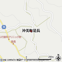 広島県江田島市沖美町是長周辺の地図