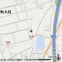 香川県三豊市三野町大見甲-4463周辺の地図
