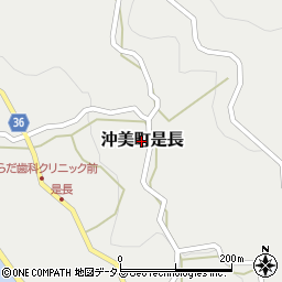 広島県江田島市沖美町是長周辺の地図
