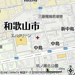 和歌山県和歌山市新中島143周辺の地図