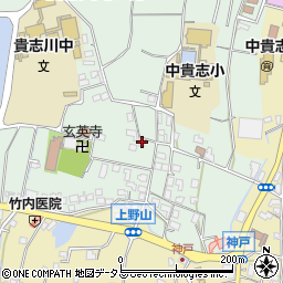 和歌山県紀の川市貴志川町上野山315周辺の地図