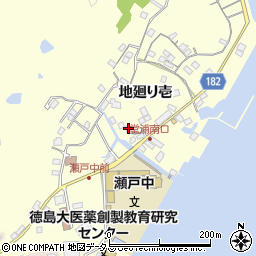 徳島県鳴門市瀬戸町堂浦地廻り壱154周辺の地図