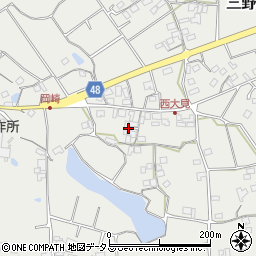 香川県三豊市三野町大見甲-2222周辺の地図