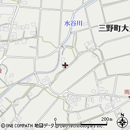 香川県三豊市三野町大見甲-4657周辺の地図