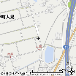香川県三豊市三野町大見甲-4464周辺の地図