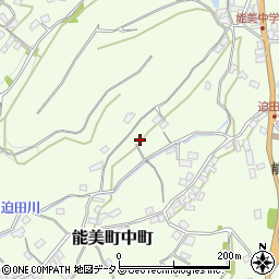 広島県江田島市能美町中町2896-3周辺の地図