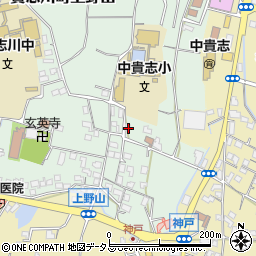 和歌山県紀の川市貴志川町上野山71周辺の地図