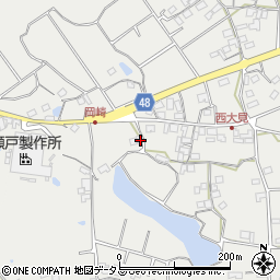 香川県三豊市三野町大見甲-2210周辺の地図