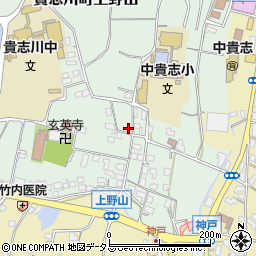 和歌山県紀の川市貴志川町上野山76周辺の地図