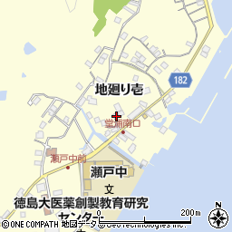 徳島県鳴門市瀬戸町堂浦地廻り壱151周辺の地図