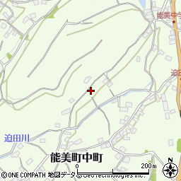 広島県江田島市能美町中町2898周辺の地図
