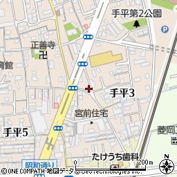 吉岡畳店周辺の地図