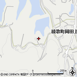 香川県丸亀市綾歌町岡田上2418周辺の地図