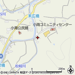 香川県東かがわ市小海1350周辺の地図
