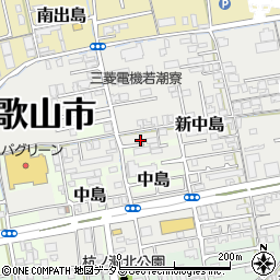 和歌山県和歌山市新中島116周辺の地図